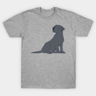 Black Labrador Retriever Dog T-Shirt